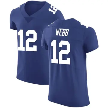 Nike Davis Webb Men's Elite New York Giants Royal Team Color Vapor Untouchable Jersey