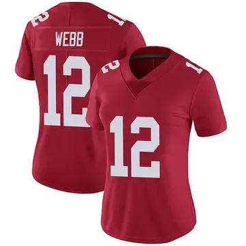 Nike Davis Webb Women's Limited New York Giants Red Alternate Vapor Untouchable Jersey