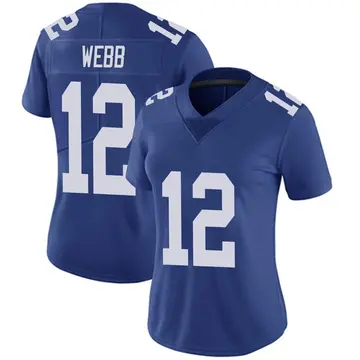Nike Davis Webb Women's Limited New York Giants Royal Team Color Vapor Untouchable Jersey