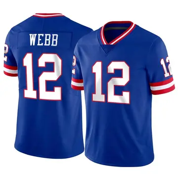 Nike Davis Webb Youth Limited New York Giants Classic Vapor Jersey