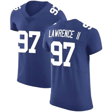 Nike Dexter Lawrence Men's Elite New York Giants Royal Team Color Vapor Untouchable Jersey