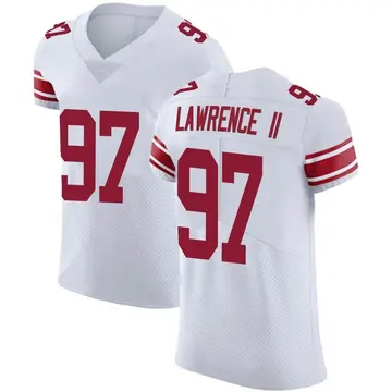 Nike Dexter Lawrence Men's Elite New York Giants White Vapor Untouchable Jersey