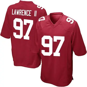 Nike Dexter Lawrence Men's Game New York Giants Red Alternate Jersey