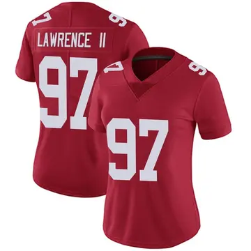 Nike Dexter Lawrence Women's Limited New York Giants Red Alternate Vapor Untouchable Jersey