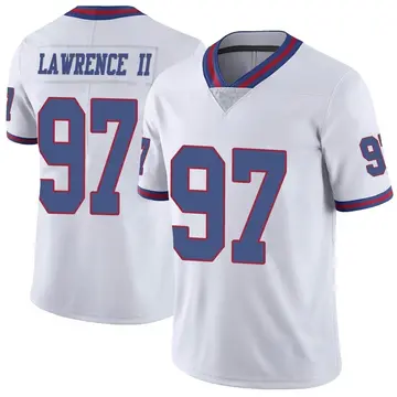 Nike Dexter Lawrence Youth Limited New York Giants White Color Rush Jersey