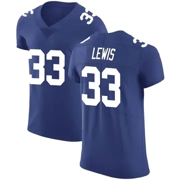 Nike Dion Lewis Men's Elite New York Giants Royal Team Color Vapor Untouchable Jersey