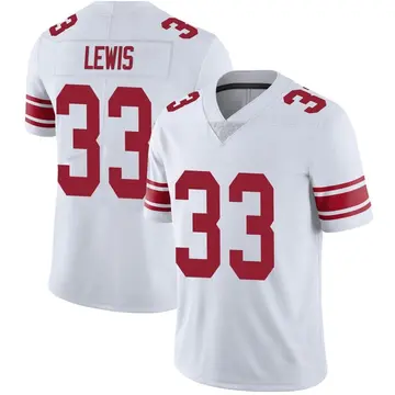 Nike Dion Lewis Men's Limited New York Giants White Vapor Untouchable Jersey