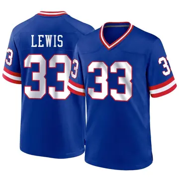 Nike Dion Lewis Youth Game New York Giants Royal Classic Jersey