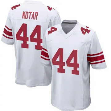 Nike Doug Kotar Men's Game New York Giants White Jersey