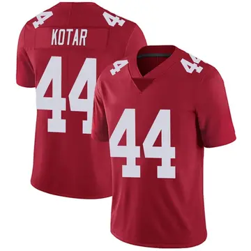 Nike Doug Kotar Men's Limited New York Giants Red Alternate Vapor Untouchable Jersey
