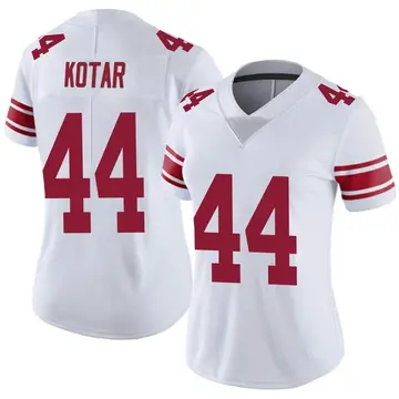 Nike Doug Kotar Women's Limited New York Giants White Vapor Untouchable Jersey
