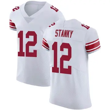Nike Eddie Stanky Men's Elite New York Giants White Vapor Untouchable Jersey