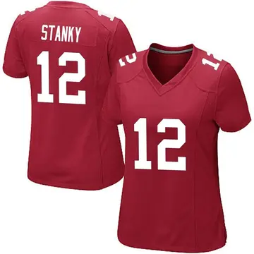 Nike Eddie Stanky Women's Game New York Giants Red Alternate Jersey