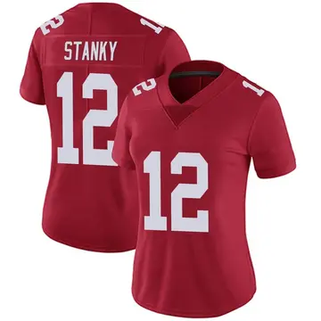 Nike Eddie Stanky Women's Limited New York Giants Red Alternate Vapor Untouchable Jersey
