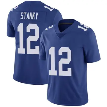 Nike Eddie Stanky Youth Limited New York Giants Royal Team Color Vapor Untouchable Jersey
