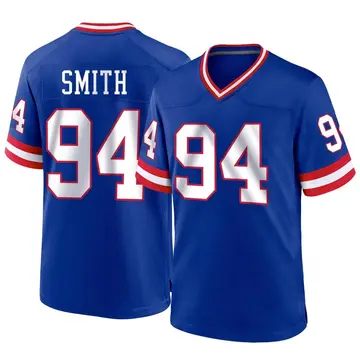Nike Elerson Smith Men's Game New York Giants Royal Classic Jersey