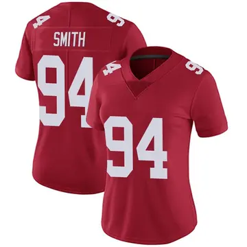 Nike Elerson Smith Women's Limited New York Giants Red Alternate Vapor Untouchable Jersey