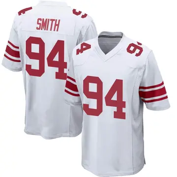 Nike Elerson Smith Youth Game New York Giants White Jersey
