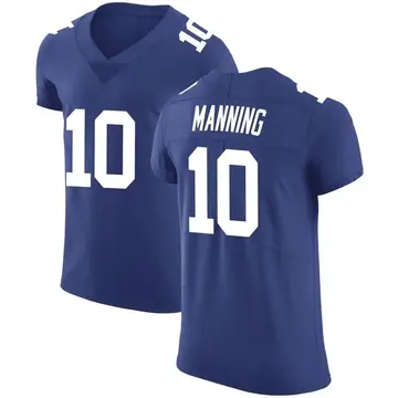Nike Eli Manning Men's Elite New York Giants Royal Team Color Vapor Untouchable Jersey