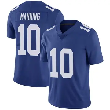 Nike Eli Manning Men's Limited New York Giants Royal Team Color Vapor Untouchable Jersey
