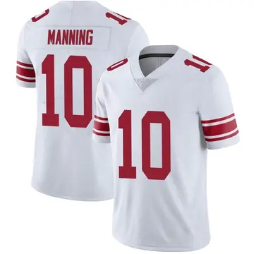 Nike Eli Manning Men's Limited New York Giants White Vapor Untouchable Jersey