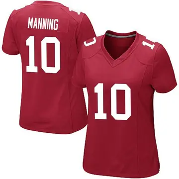 Nike Eli Manning Women's Game New York Giants Red Alternate Jersey