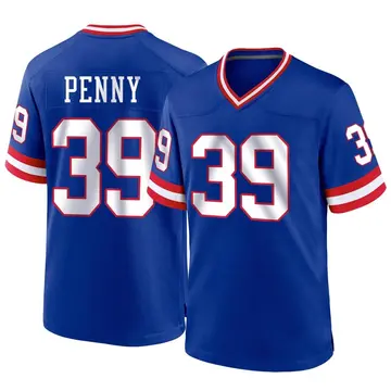 Nike Elijhaa Penny Men's Game New York Giants Royal Classic Jersey