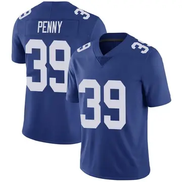 Nike Elijhaa Penny Men's Limited New York Giants Royal Team Color Vapor Untouchable Jersey