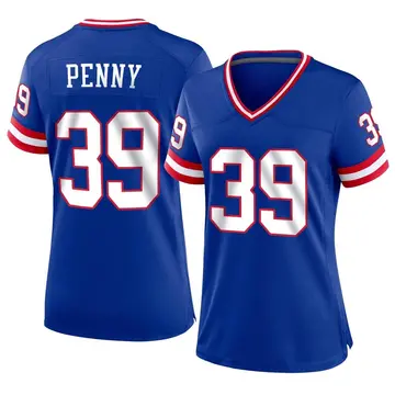 Nike Elijhaa Penny Women's Game New York Giants Royal Classic Jersey