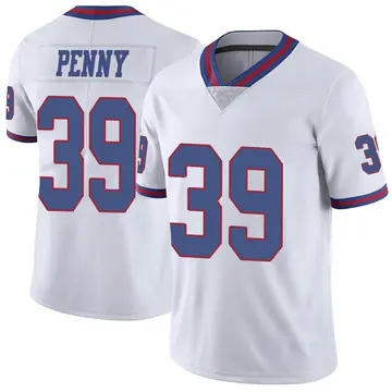 Nike Elijhaa Penny Youth Limited New York Giants White Color Rush Jersey