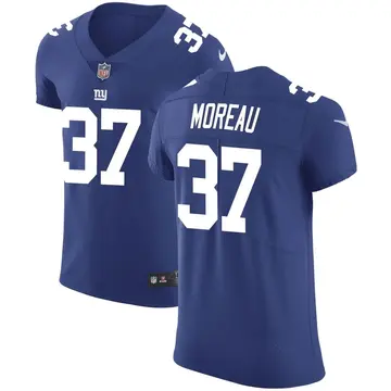 Nike Fabian Moreau Men's Elite New York Giants Royal Team Color Vapor Untouchable Jersey