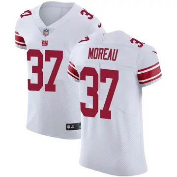 Nike Fabian Moreau Men's Elite New York Giants White Vapor Untouchable Jersey