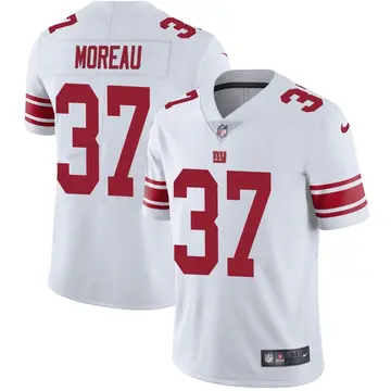 Nike Fabian Moreau Men's Limited New York Giants White Vapor Untouchable Jersey