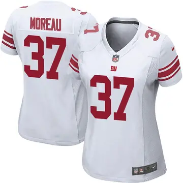Nike Fabian Moreau Women's Game New York Giants White Jersey