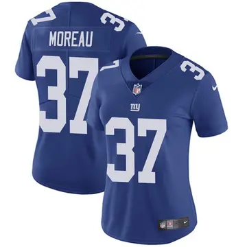 Nike Fabian Moreau Women's Limited New York Giants Royal Team Color Vapor Untouchable Jersey