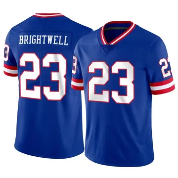 Nike Gary Brightwell Men's Limited New York Giants Classic Vapor Jersey