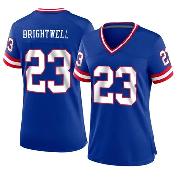 Nike Gary Brightwell Women's Game New York Giants Royal Classic Jersey