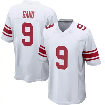 Nike Graham Gano Men's Game New York Giants White Jersey