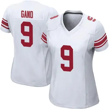 Nike Graham Gano Women's Game New York Giants White Jersey