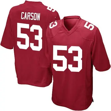 Nike Harry Carson Men's Game New York Giants Red Alternate Jersey
