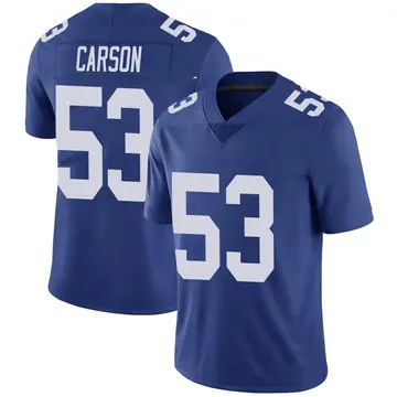 Nike Harry Carson Men's Limited New York Giants Royal Team Color Vapor Untouchable Jersey