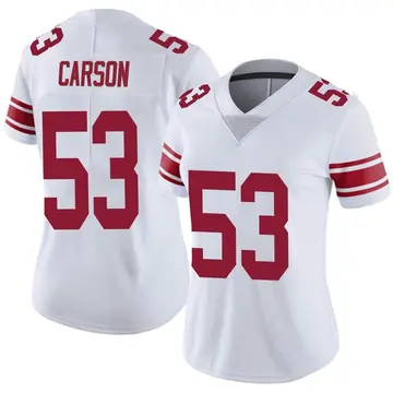 Nike Harry Carson Women's Limited New York Giants White Vapor Untouchable Jersey