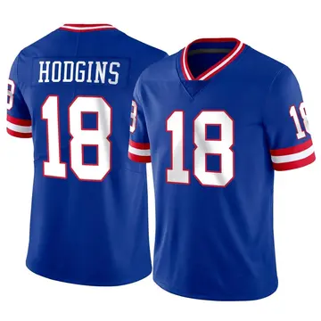 Nike Isaiah Hodgins Men's Limited New York Giants Classic Vapor Jersey