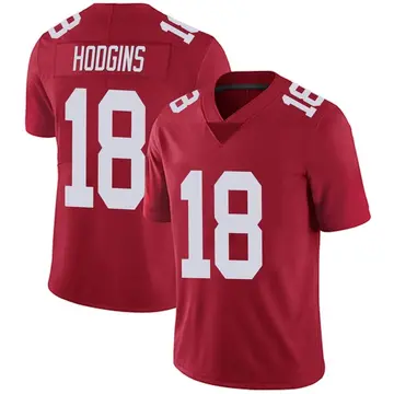 Nike Isaiah Hodgins Men's Limited New York Giants Red Alternate Vapor Untouchable Jersey