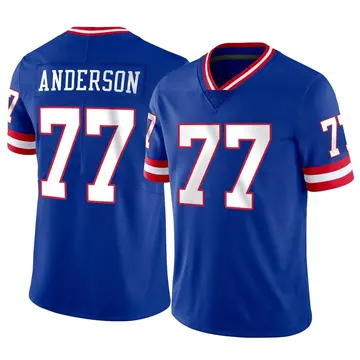 Nike Jack Anderson Men's Limited New York Giants Classic Vapor Jersey