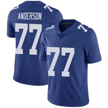 Nike Jack Anderson Men's Limited New York Giants Royal Team Color Vapor Untouchable Jersey