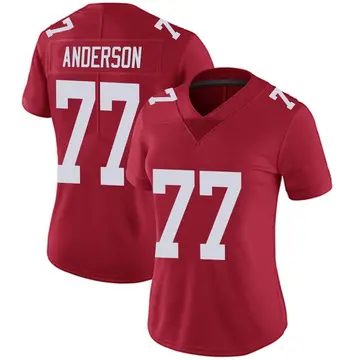 Nike Jack Anderson Women's Limited New York Giants Red Alternate Vapor Untouchable Jersey