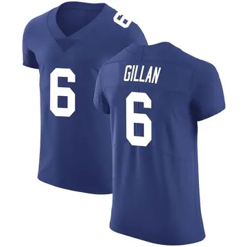 Nike Jamie Gillan Men's Elite New York Giants Royal Team Color Vapor Untouchable Jersey