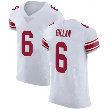 Nike Jamie Gillan Men's Elite New York Giants White Vapor Untouchable Jersey