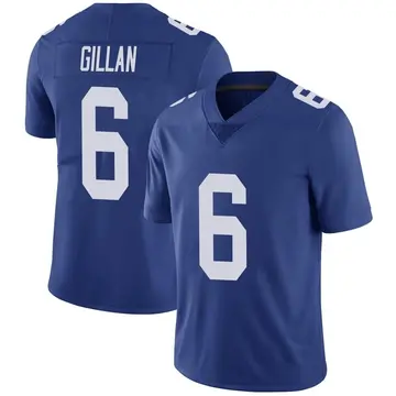 Nike Jamie Gillan Men's Limited New York Giants Royal Team Color Vapor Untouchable Jersey